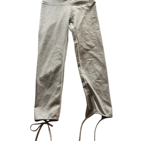 Aerie Gray Leggings with Soft Fabric and Adjustable Ankle Fit - Picture 1 of 6